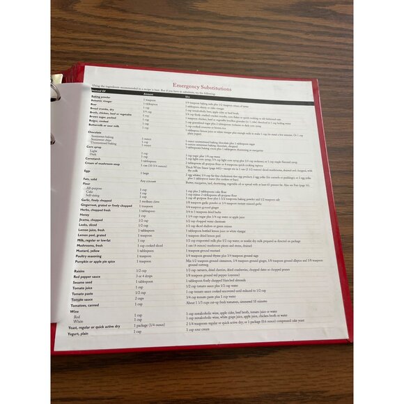 The Big Red Cookbook from Betty Crocker hardback - Picture 5 of 7